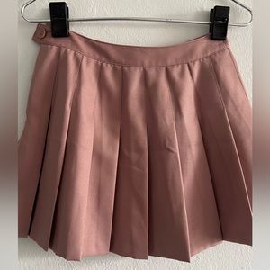 Short, high waist skirt